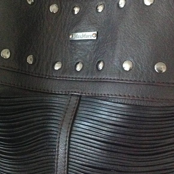Max Mara  Studded Leather Bag